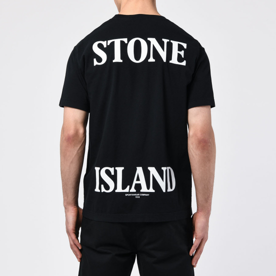 Мужская футболка Stone Island 7215 Graphic Seven Black