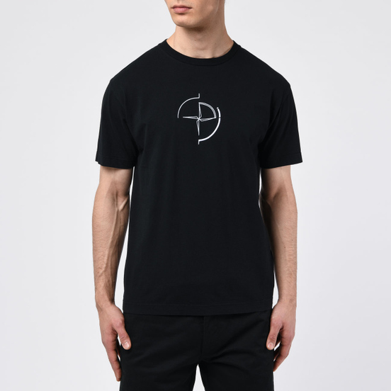Мужская футболка Stone Island 7215 Graphic Seven Black