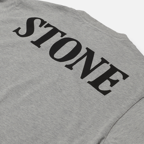Мужская футболка Stone Island 7215 Graphic Seven Dust Grey Melange
