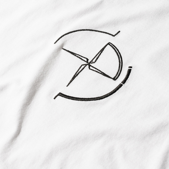 Мужская футболка Stone Island 7215 Graphic Seven White