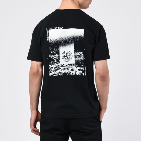 Мужская футболка Stone Island 7215 Graphic Two Black