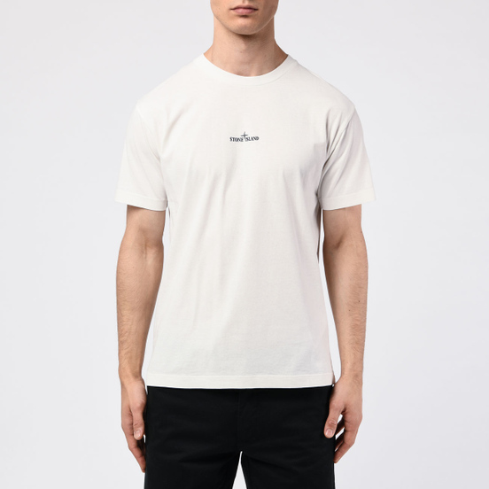 Мужская футболка Stone Island 7215 Graphic Two Ivory