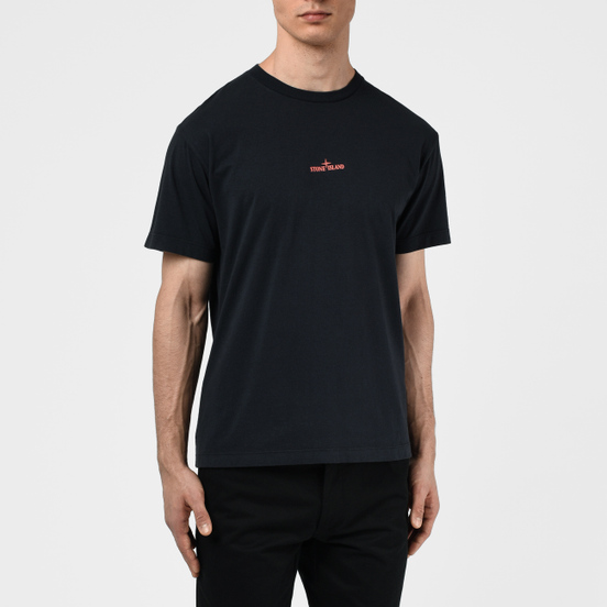 Мужская футболка Stone Island 7215 Graphic Two Navy Blue