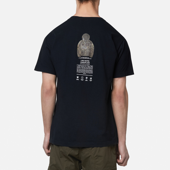 Мужская футболка Stone Island Archivio Project Lino Watro Camouflage Black
