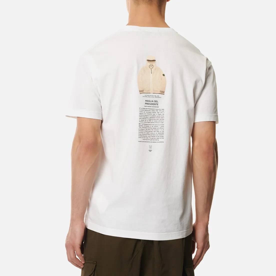 Stone Island Мужская футболка Archivio Project Presidents Knit