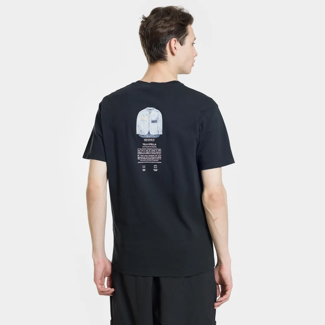 Stone Island Мужская футболка Archivio Project Tela Stella