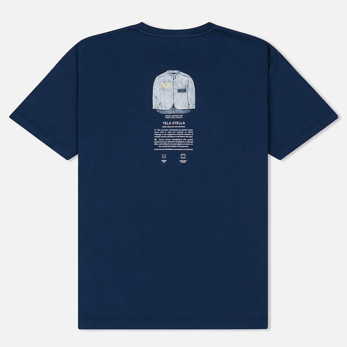 Stone Island Мужская футболка Archivio Project Tela Stella