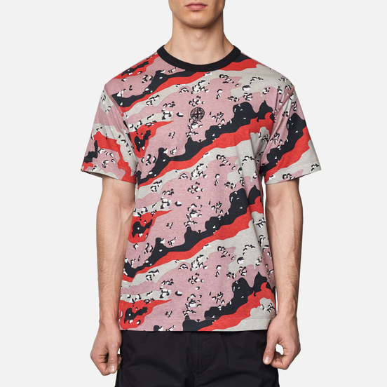 Мужская футболка Stone Island Desert Camo Plaster