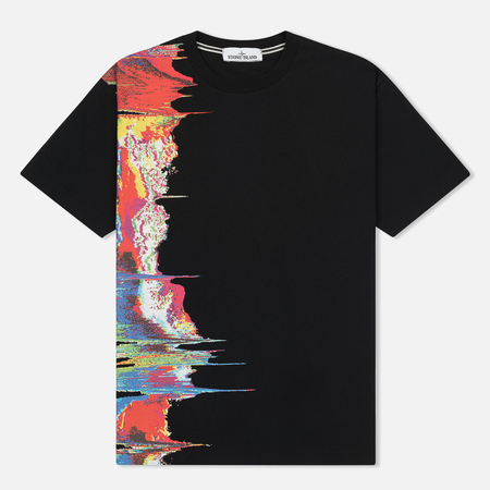 Мужская футболка Stone Island Digital Graph Black