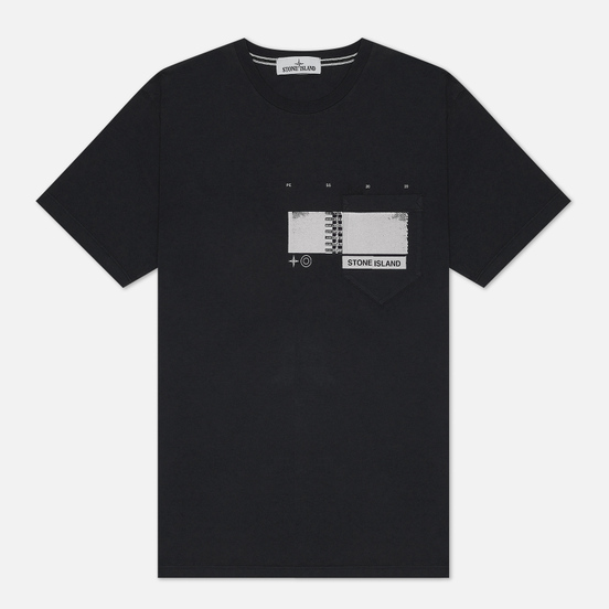 Мужская футболка Stone Island Drone Three Black