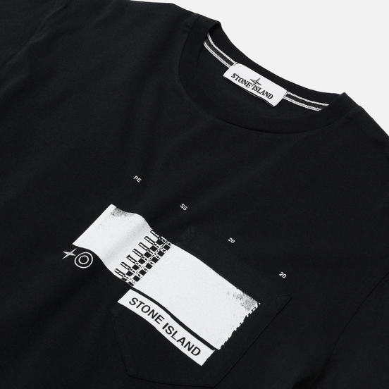Мужская футболка Stone Island Drone Three Black