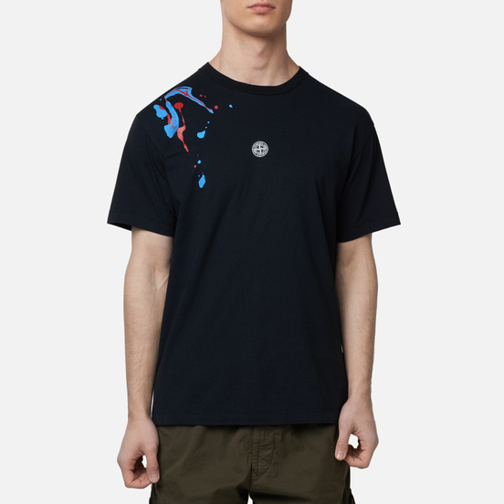 Мужская футболка Stone Island Industrial 1 Black
