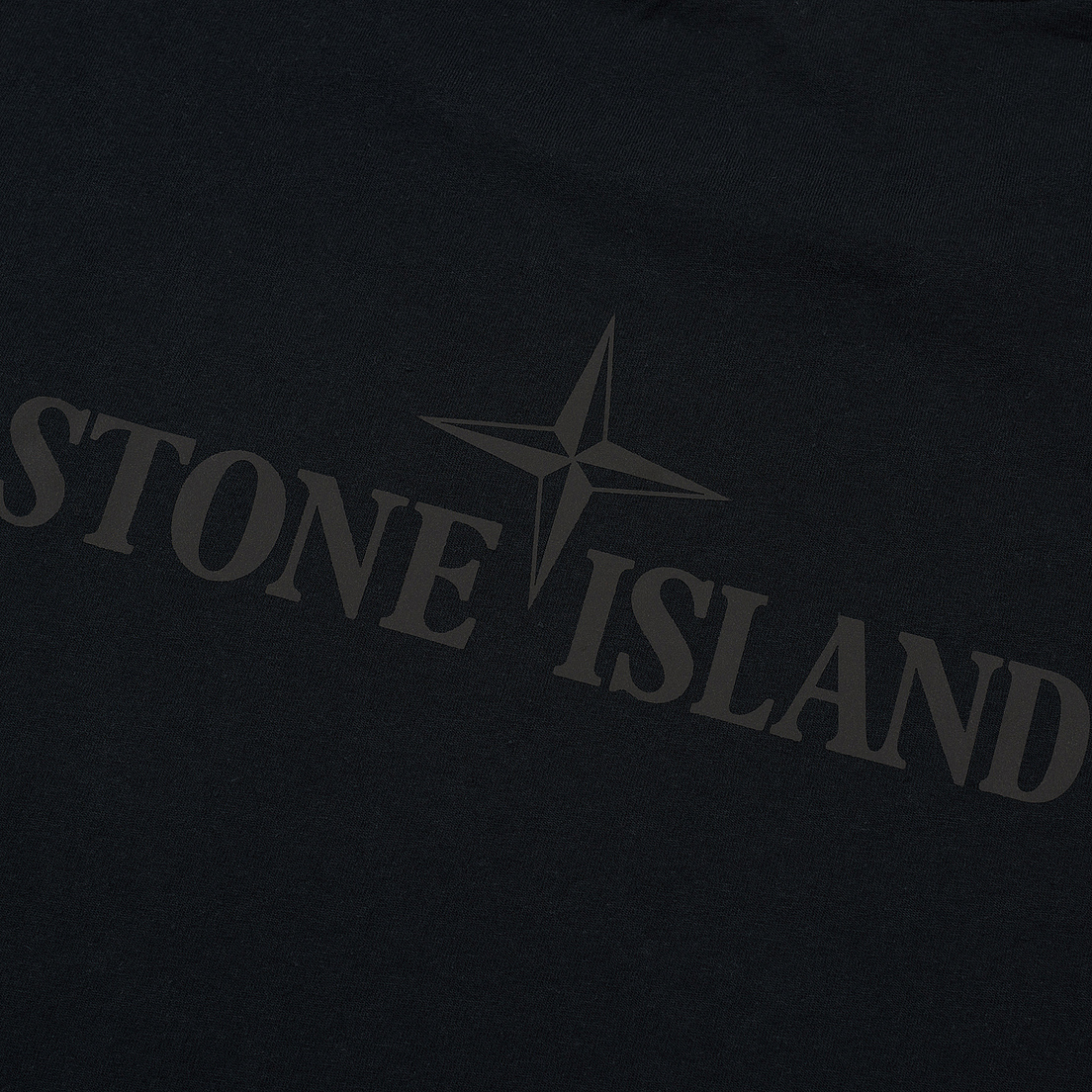 Stone Island Мужская футболка Logo Print Crew Neck