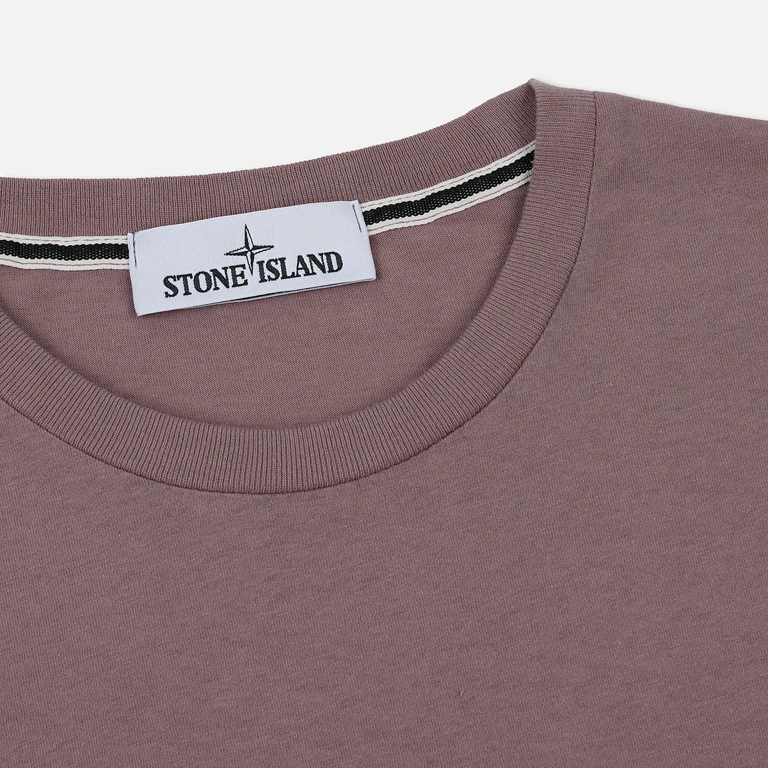 Stone Island Мужская футболка Logo Print Crew Neck