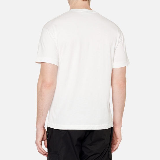 Мужская футболка Stone Island Pocket Patch White