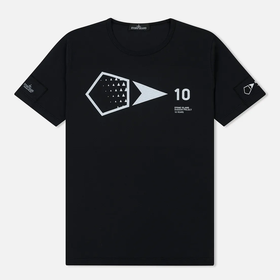 Stone Island Shadow Project Мужская футболка 10th Anniversary Print Graphic