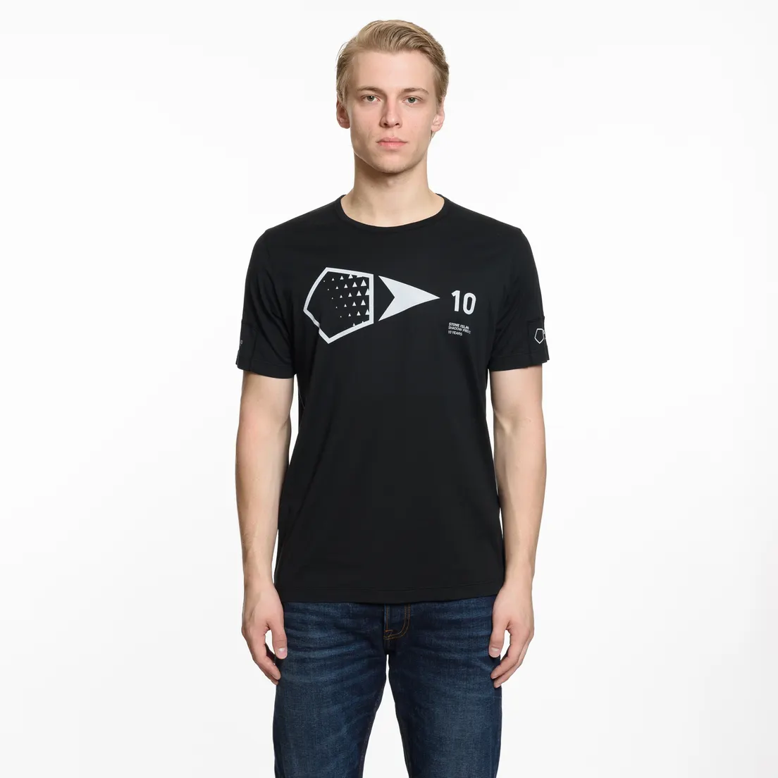 Stone Island Shadow Project Мужская футболка 10th Anniversary Print Graphic