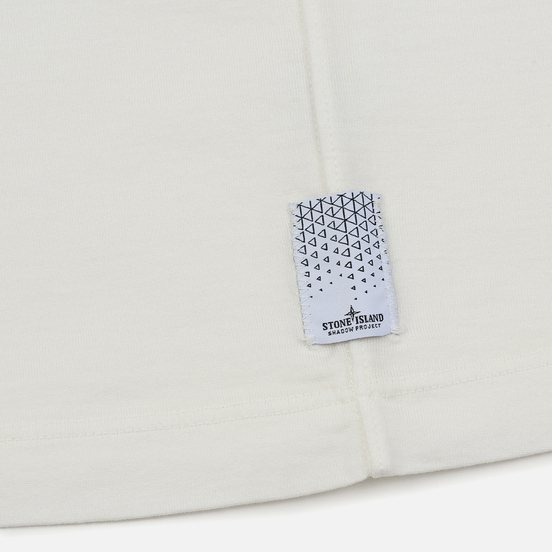 Мужская футболка Stone Island Shadow Project 7119 Print Natural White