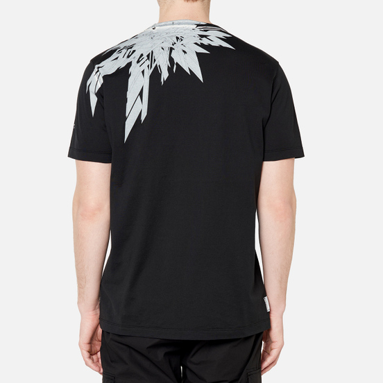 Мужская футболка Stone Island Shadow Project 7219 CXADO Print Black