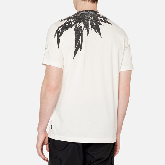 Мужская футболка Stone Island Shadow Project 7219 CXADO Print Natural White