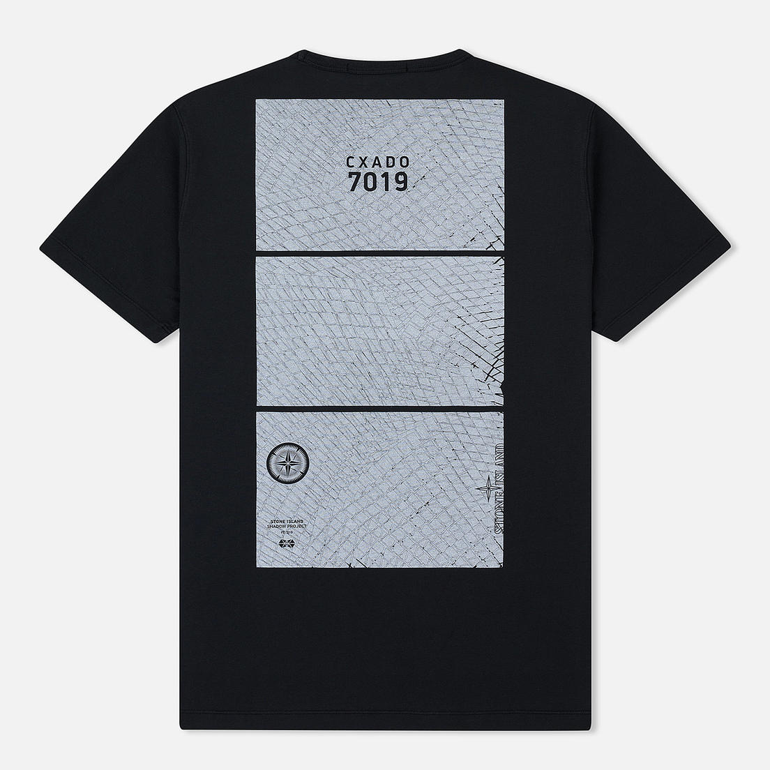 Stone Island Shadow Project Мужская футболка Geometric Print Front