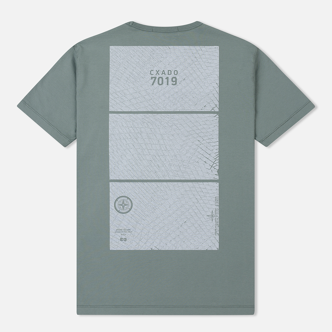 Stone Island Shadow Project Мужская футболка Geometric Print Front