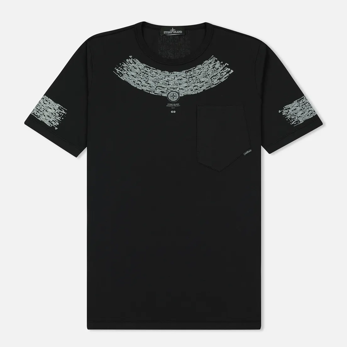 Stone Island Shadow Project Мужская футболка Long Print Pocket