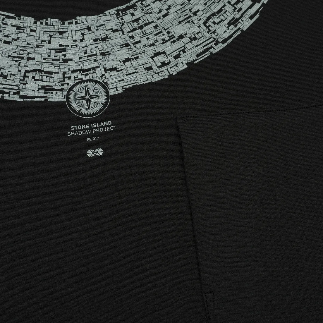 Stone Island Shadow Project Мужская футболка Long Print Pocket
