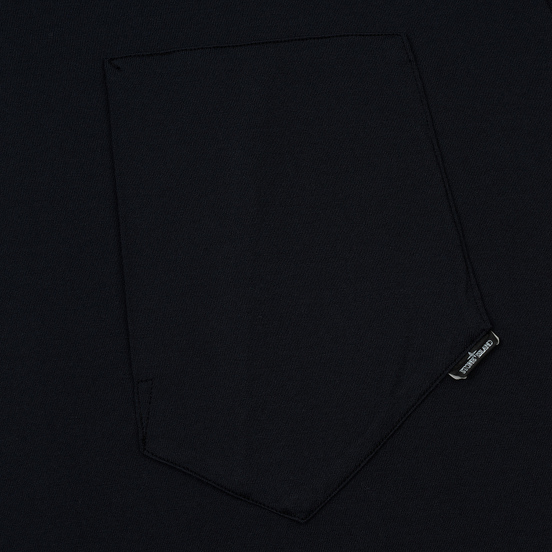Мужская футболка Stone Island Shadow Project Mako Jersey Pocket Navy Blue