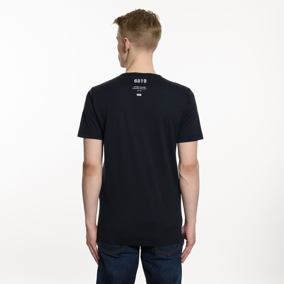 Мужская футболка Stone Island Shadow Project Mako Jersey Pocket Navy Blue