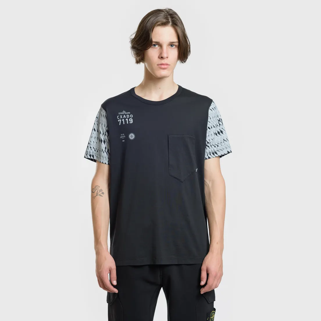 Stone Island Shadow Project Мужская футболка Printed 7119