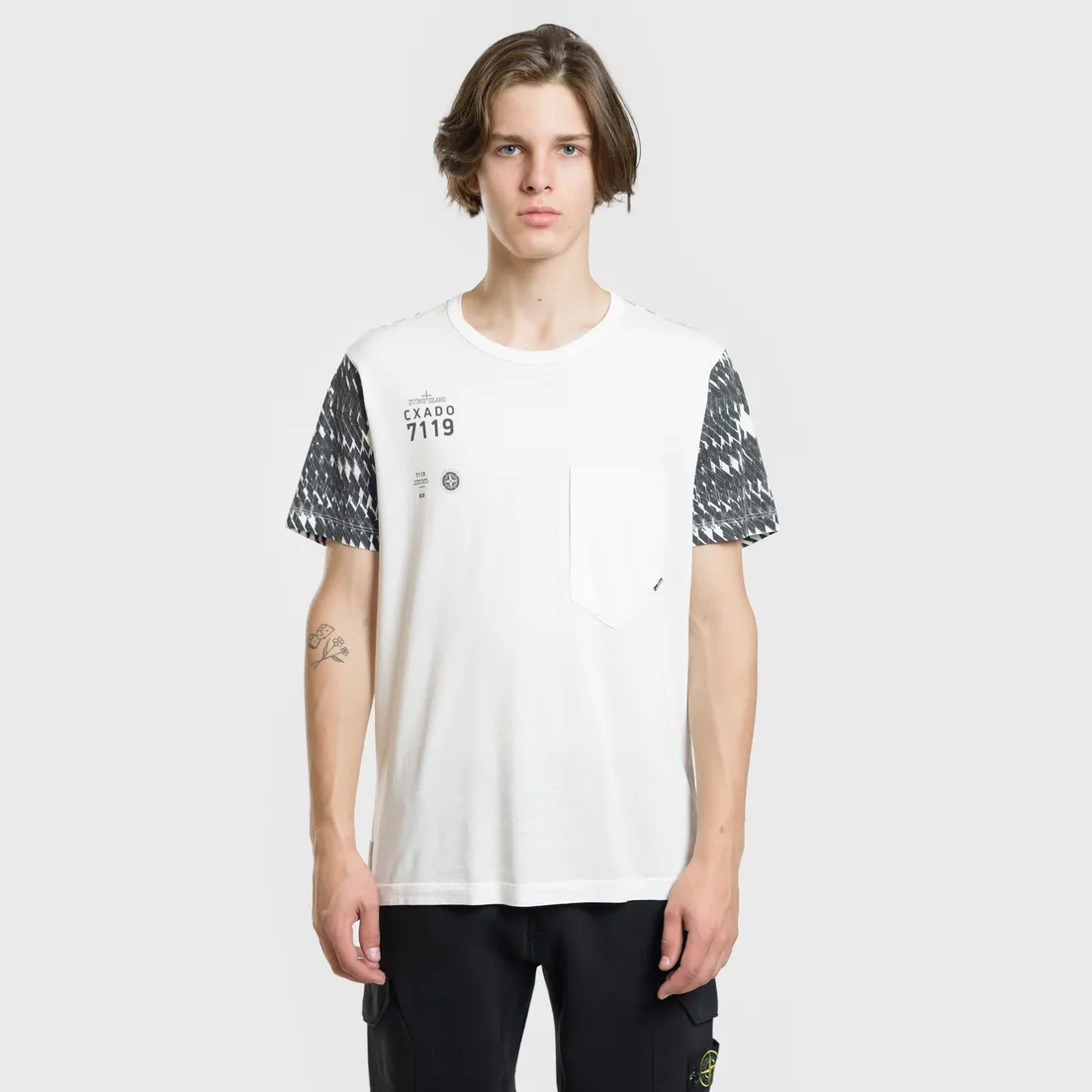 Stone Island Shadow Project Мужская футболка Printed 7119