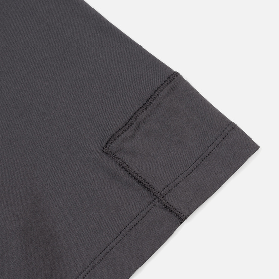 Мужская футболка Stone Island Shadow Project Printed Catch Pocket Garment Dyed Dark Grey