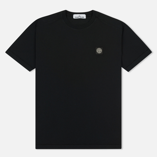 Мужская футболка Stone Island Small Logo Patch Black