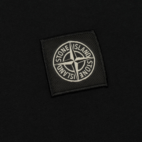 Мужская футболка Stone Island Small Logo Patch Black