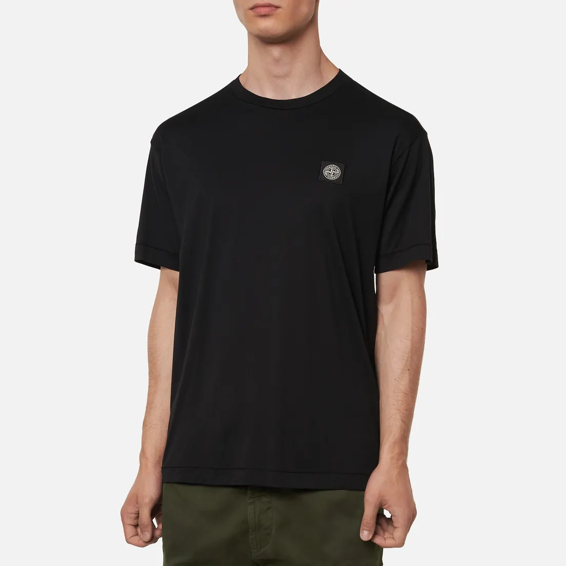 Stone Island Мужская футболка Small Logo Patch