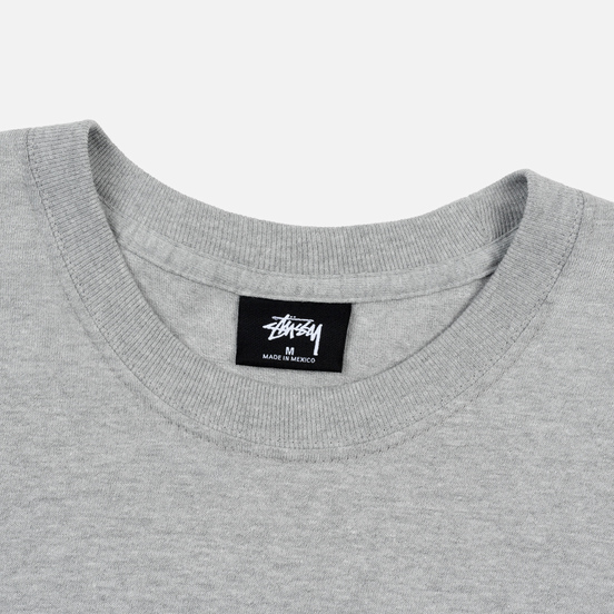 Мужская футболка Stussy 8 Ball Grey Heather/Black