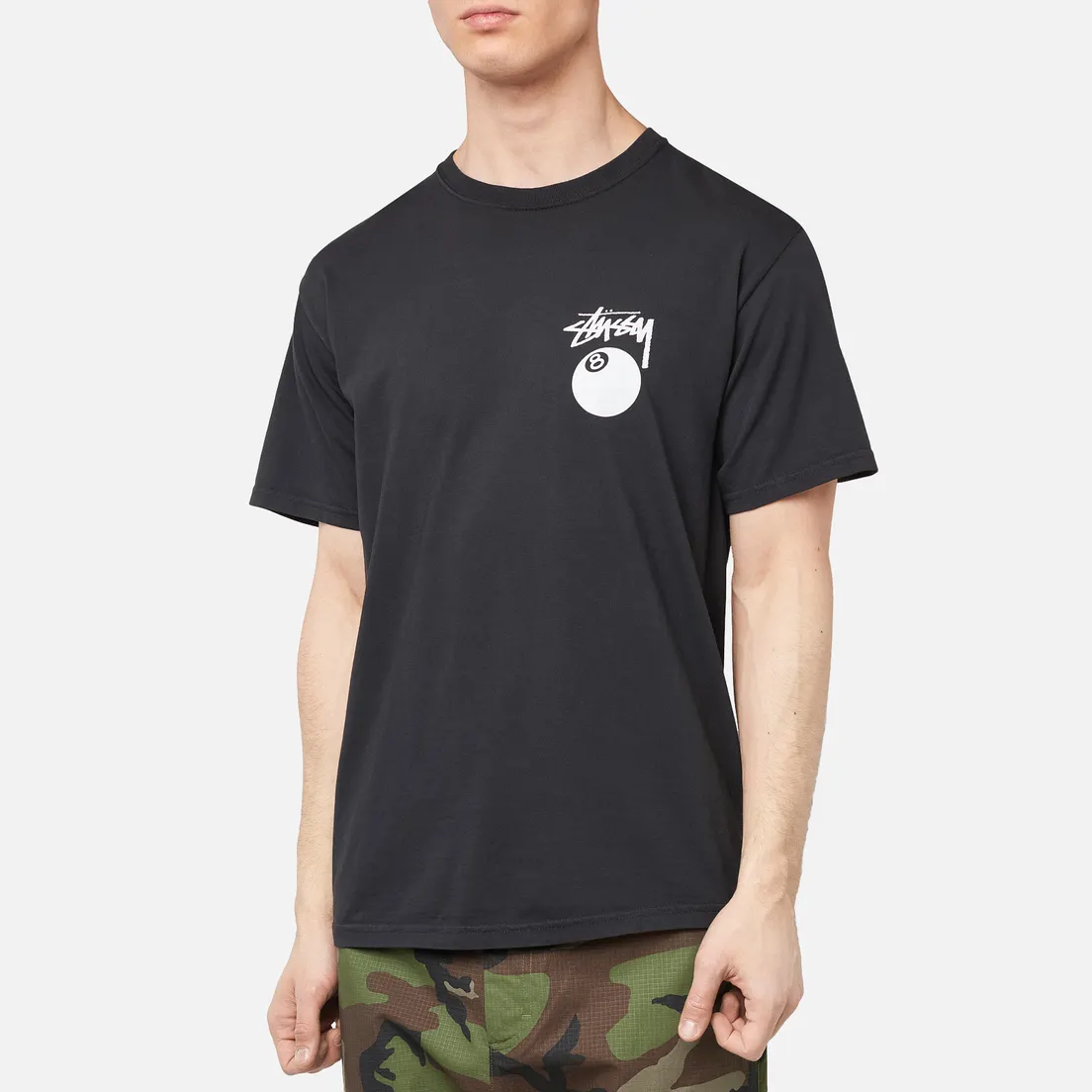 Stussy Мужская футболка 8 Ball Screenprint Pigment Dyed