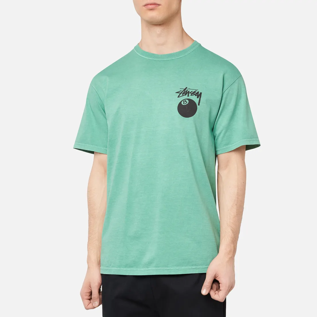 Stussy Мужская футболка 8 Ball Screenprint Pigment Dyed