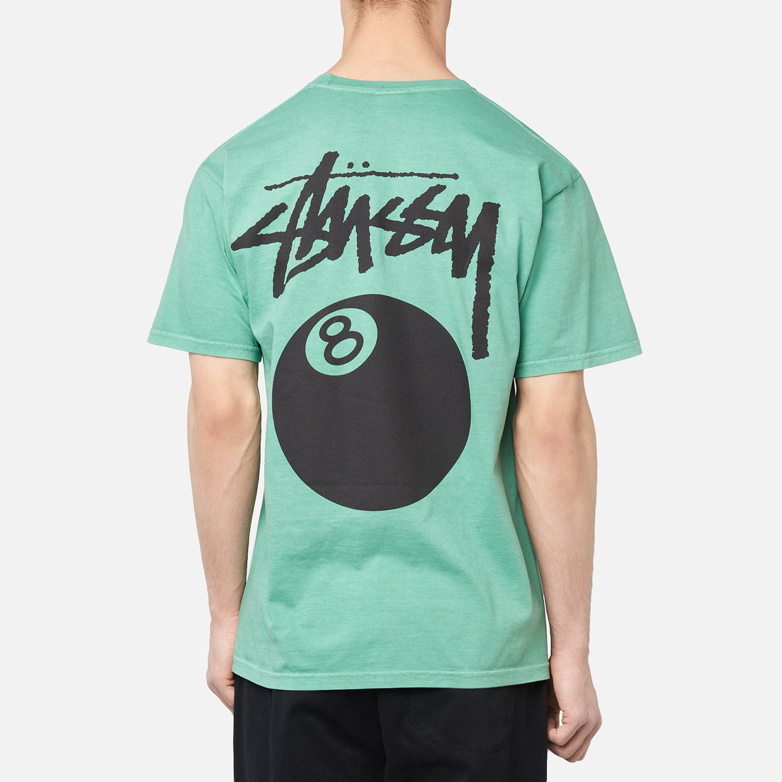 Stussy Мужская футболка 8 Ball Screenprint Pigment Dyed
