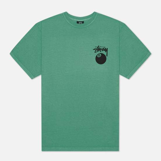 Мужская футболка Stussy 8 Ball Screenprint Pigment Dyed Moss