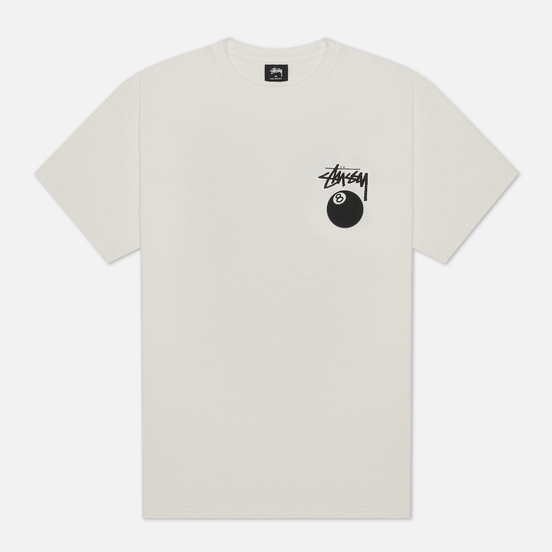 Мужская футболка Stussy 8 Ball Screenprint Pigment Dyed Natural