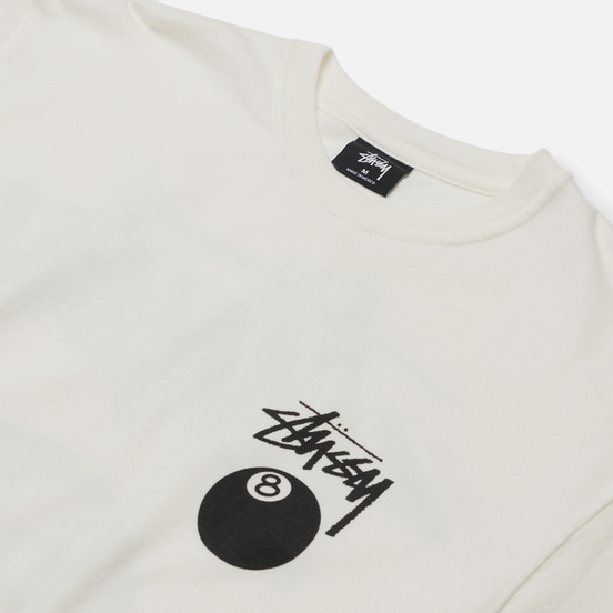 Мужская футболка Stussy 8 Ball Screenprint Pigment Dyed Natural