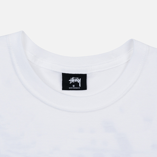 Мужская футболка Stussy 8 Ball White/Black