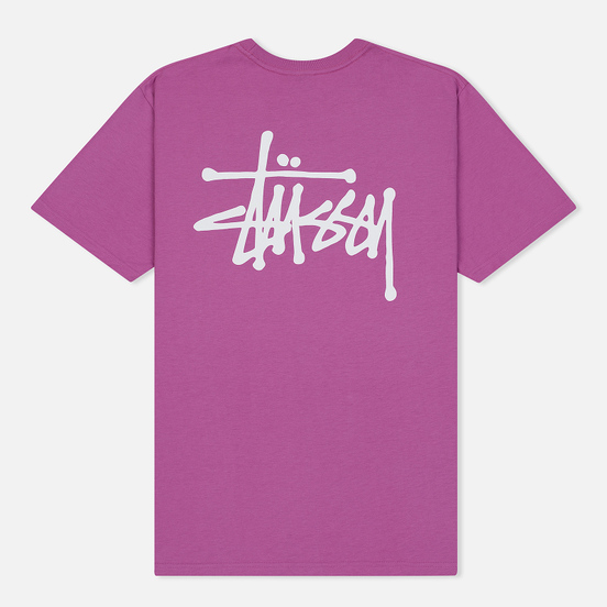Мужская футболка Stussy Basic Stussy Berry