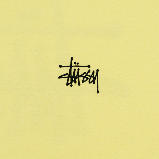 Мужская футболка Stussy Basic Stussy Lemon