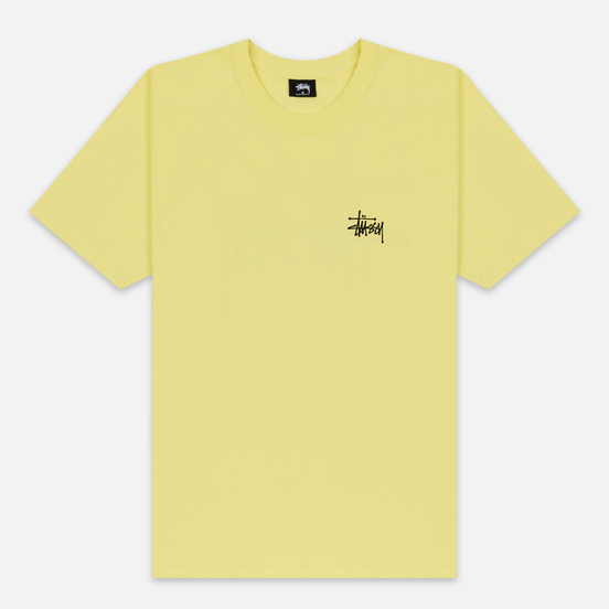 Мужская футболка Stussy Basic Stussy Lemon