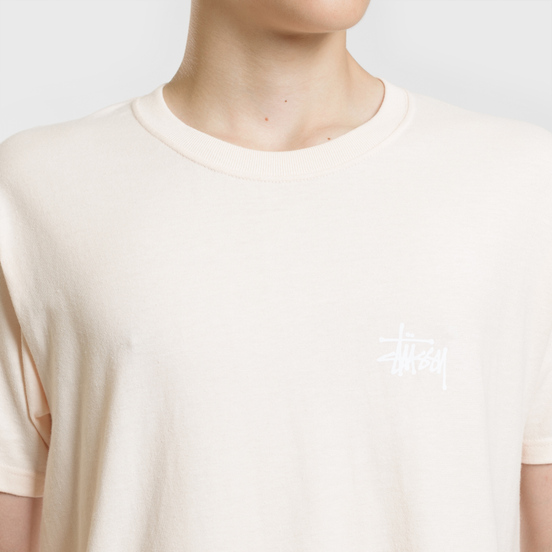 Мужская футболка Stussy Basic Stussy Pale Pink