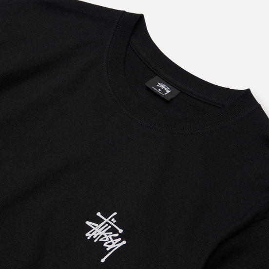 Мужская футболка Stussy Basic Stussy Screenprint Black