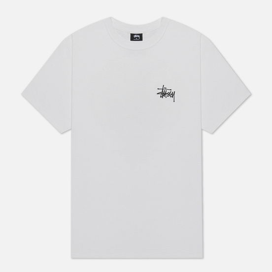 Мужская футболка Stussy Basic Stussy Screenprint White